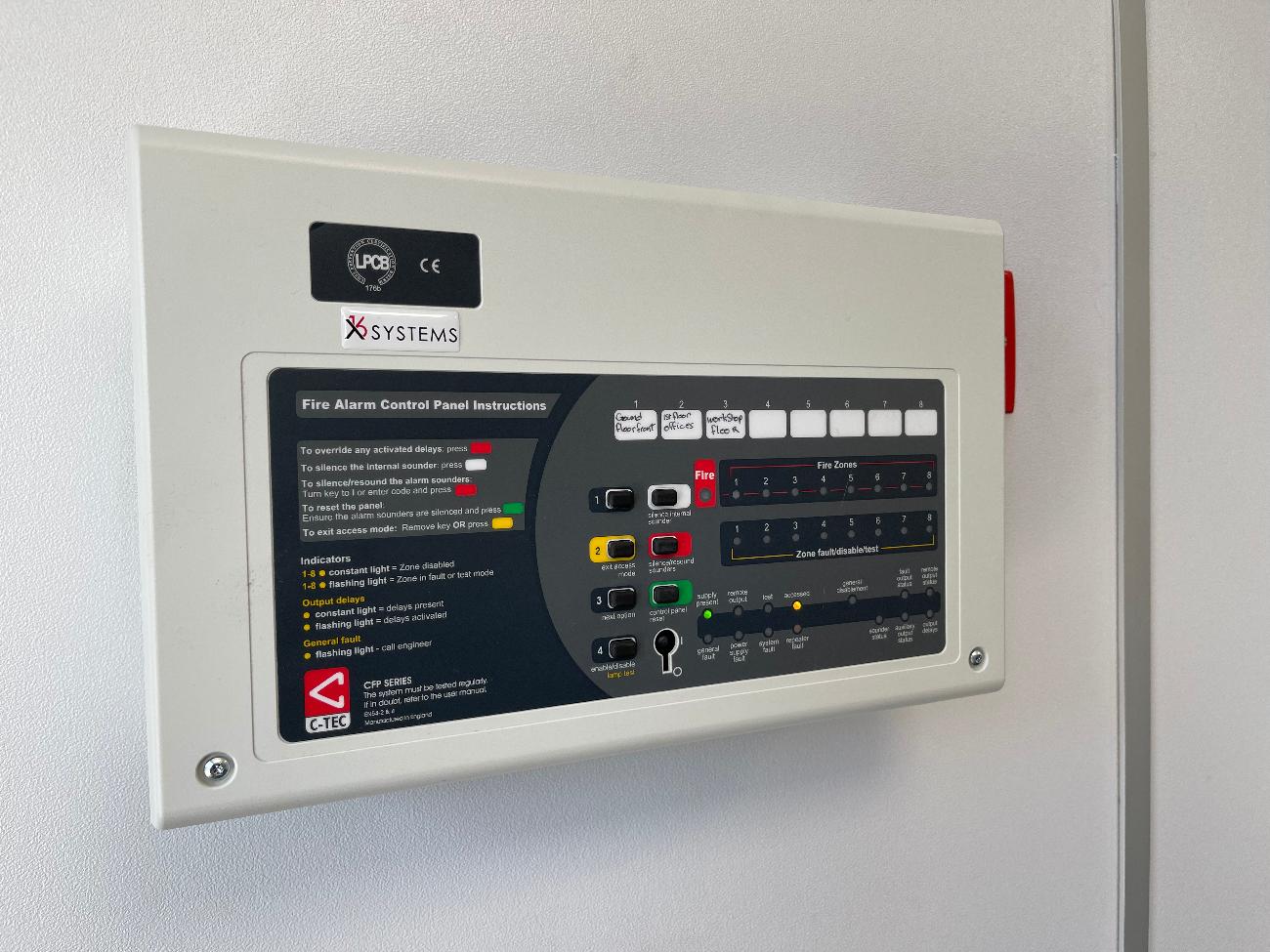 Security solutions Surrey. Fire alarms