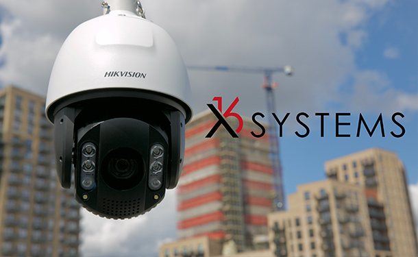 Security systems in Surrey. X16 Systems CCTV camera.